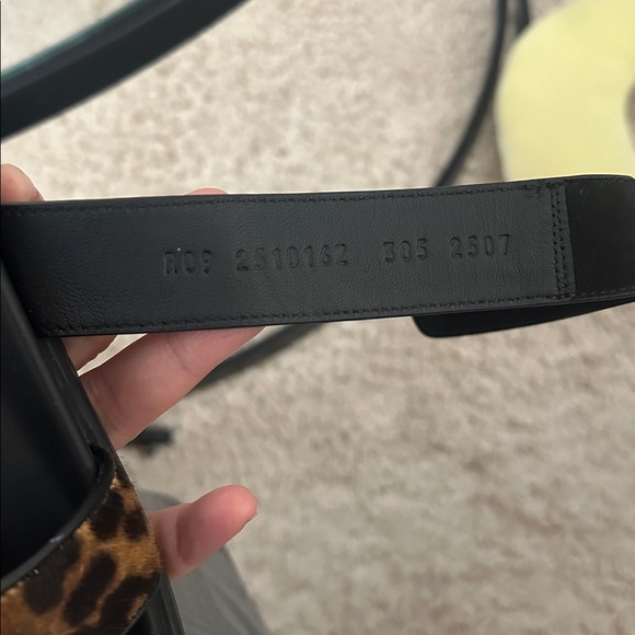 Chypre sandal Leopard Print Black Sandals - Picture 10 of 10